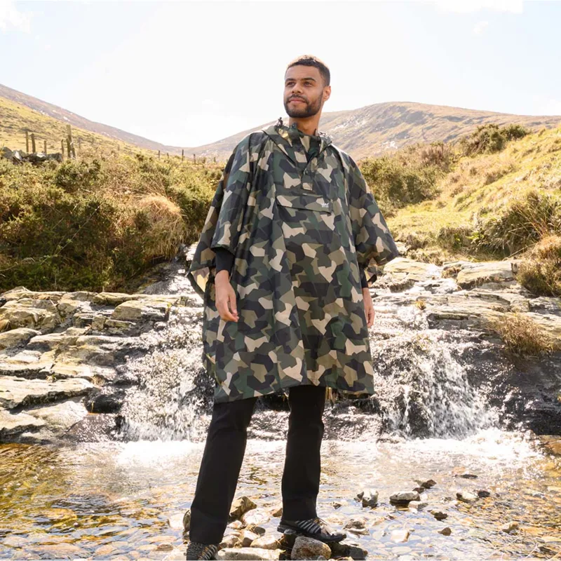 Mac In A Sac Origin 2 Poncho One Size Green Camo-1